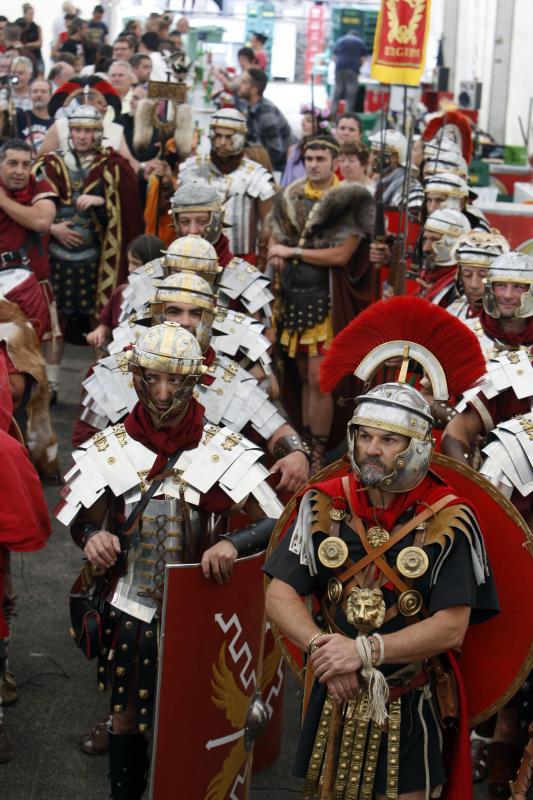 Astures y romanos se enfrentan en la batalla de Carabanzo