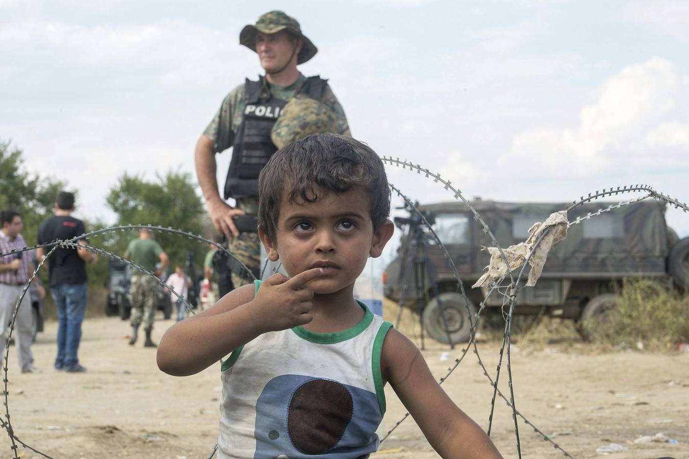 Catástrofe humanitaria en la frontera entre Grecia y Macedonia