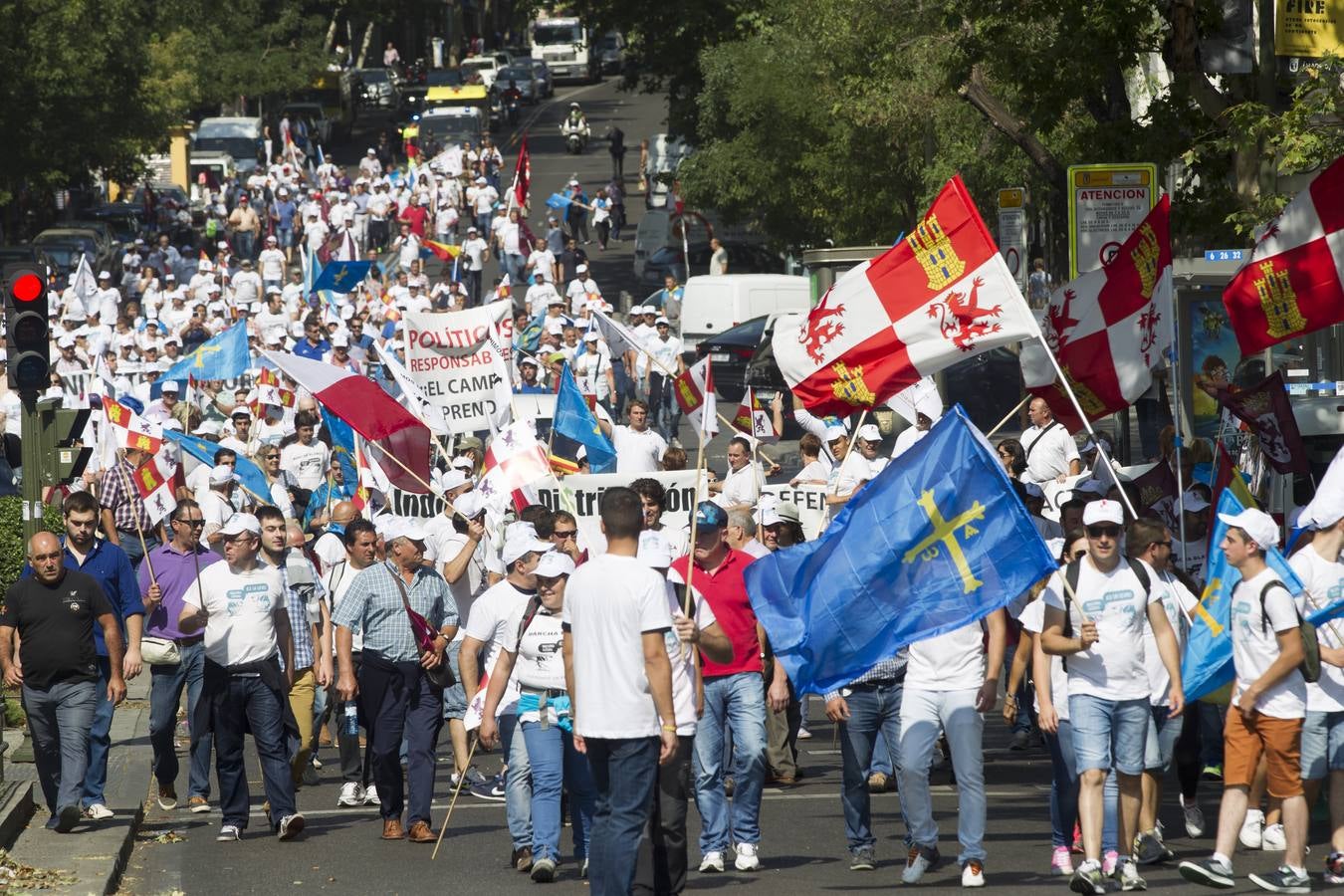 Marcha blanca por el futuro del sector lácteo