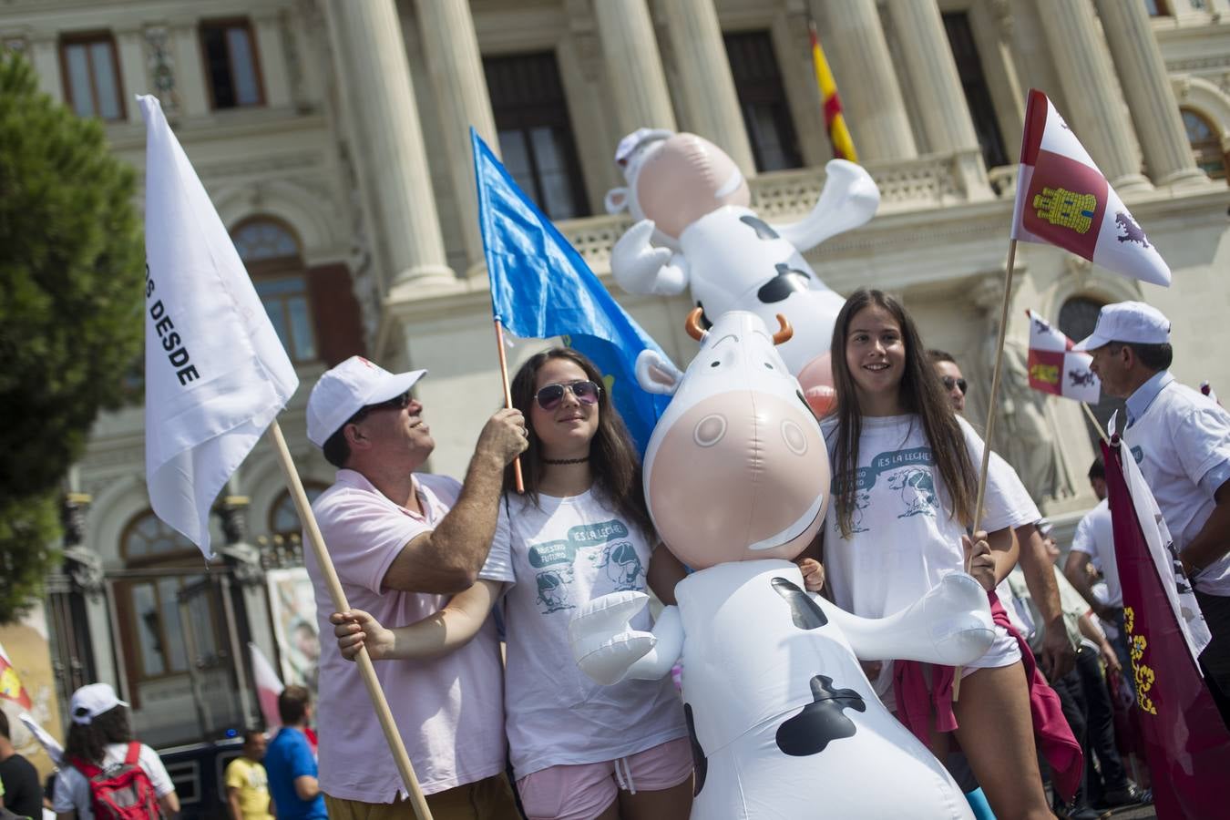 Marcha blanca por el futuro del sector lácteo