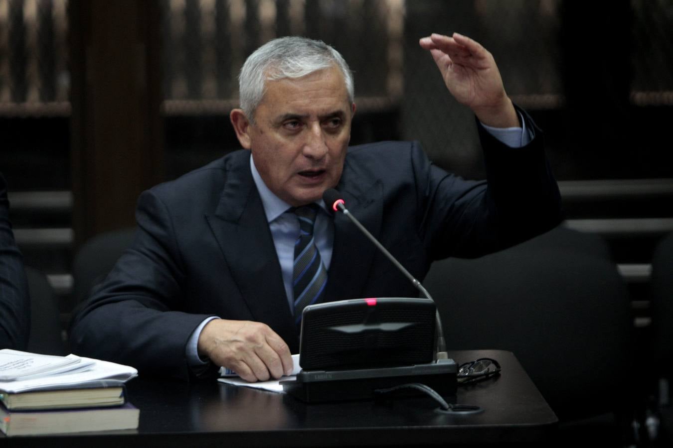 El expresidente guatemalteco Otto Pérez, encarcelado