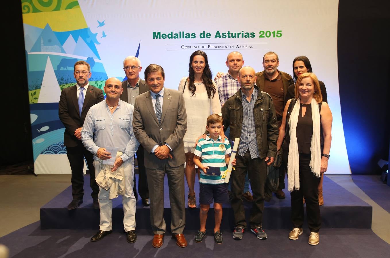 Entrega de las Medallas de Asturias 2015