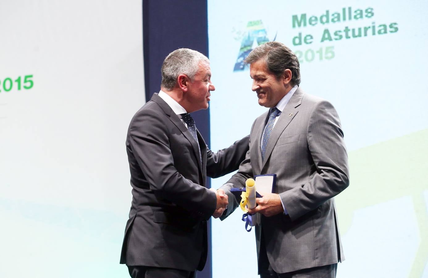Entrega de las Medallas de Asturias 2015