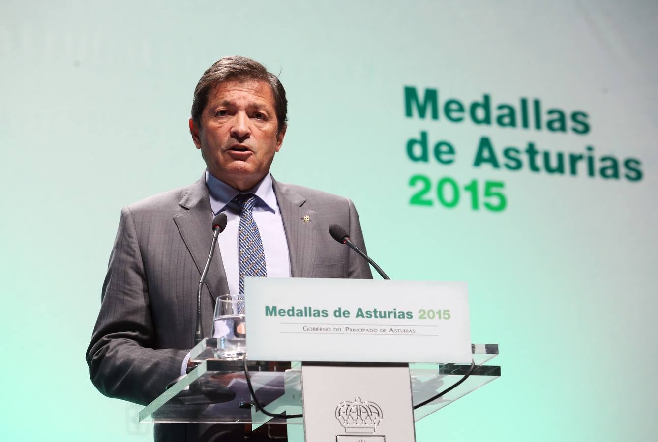 Entrega de las Medallas de Asturias 2015