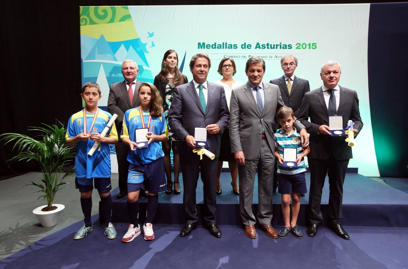Entrega de las Medallas de Asturias 2015