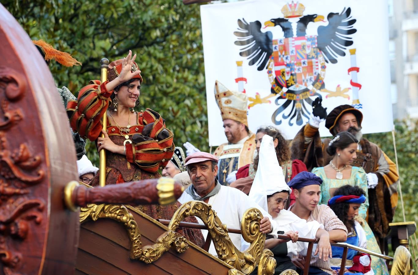 Desfile del Día de América en Aturias