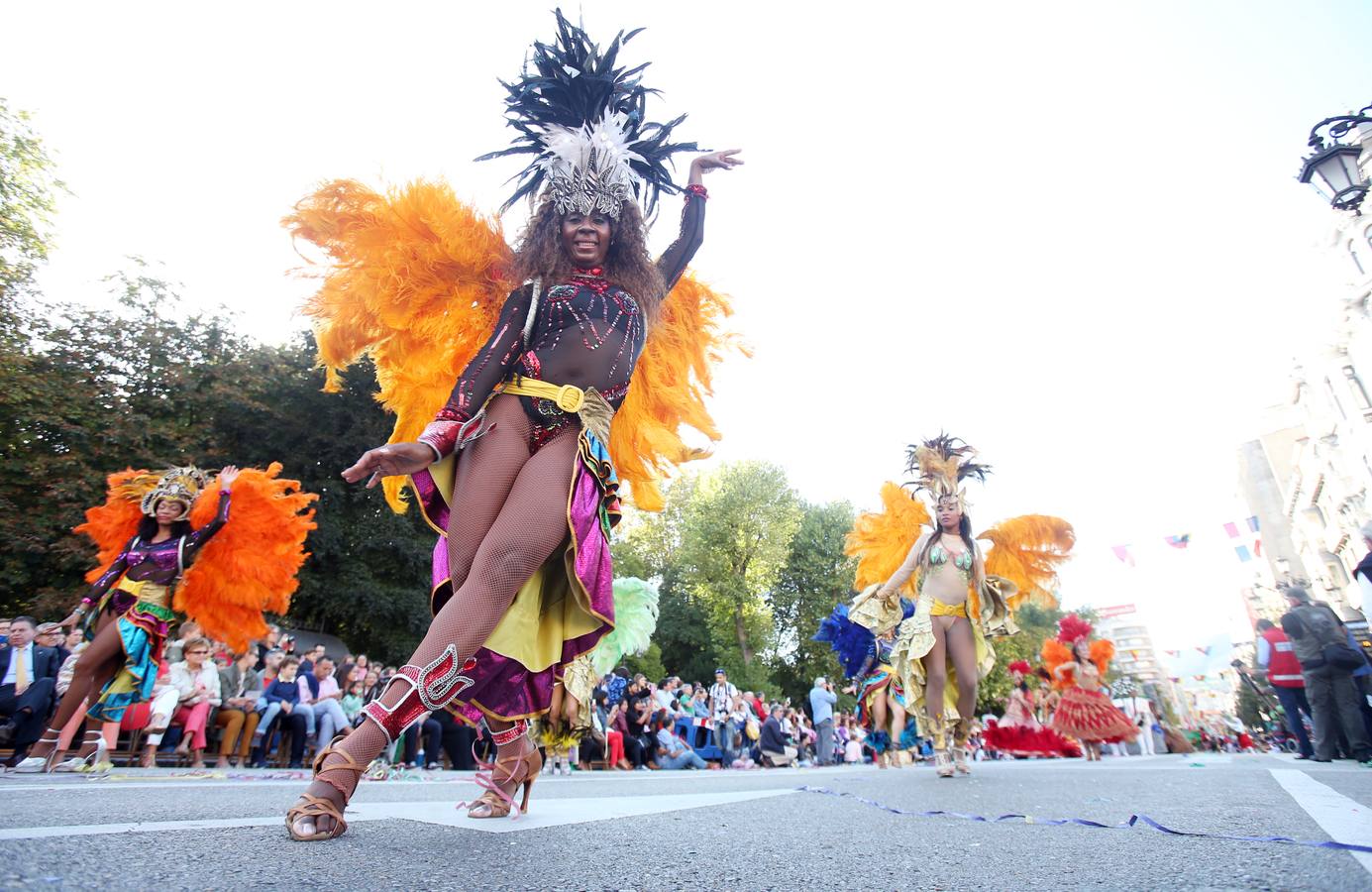 Desfile del Día de América en Aturias