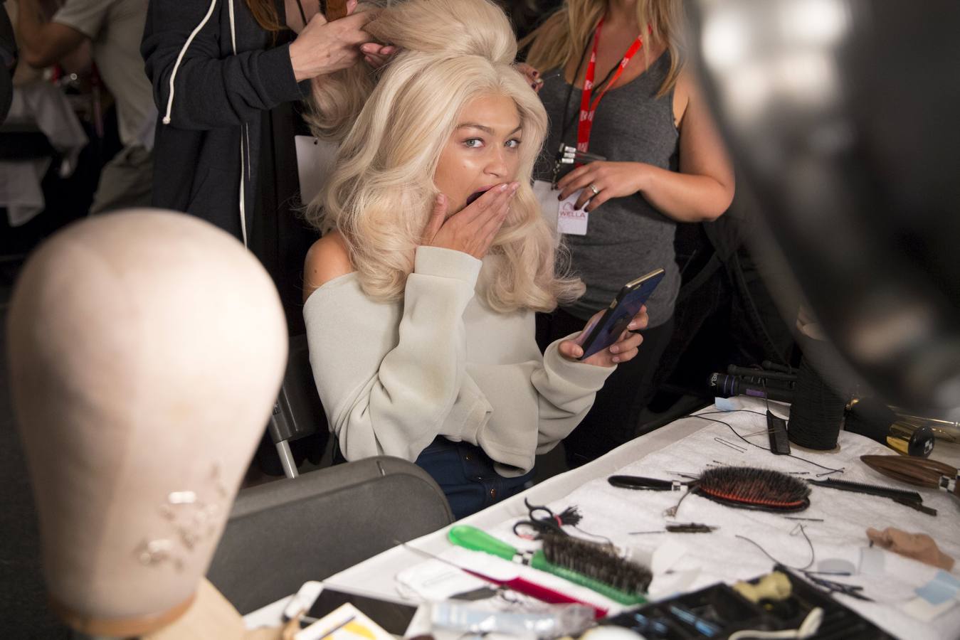 El backstage de las grandes pasarelas