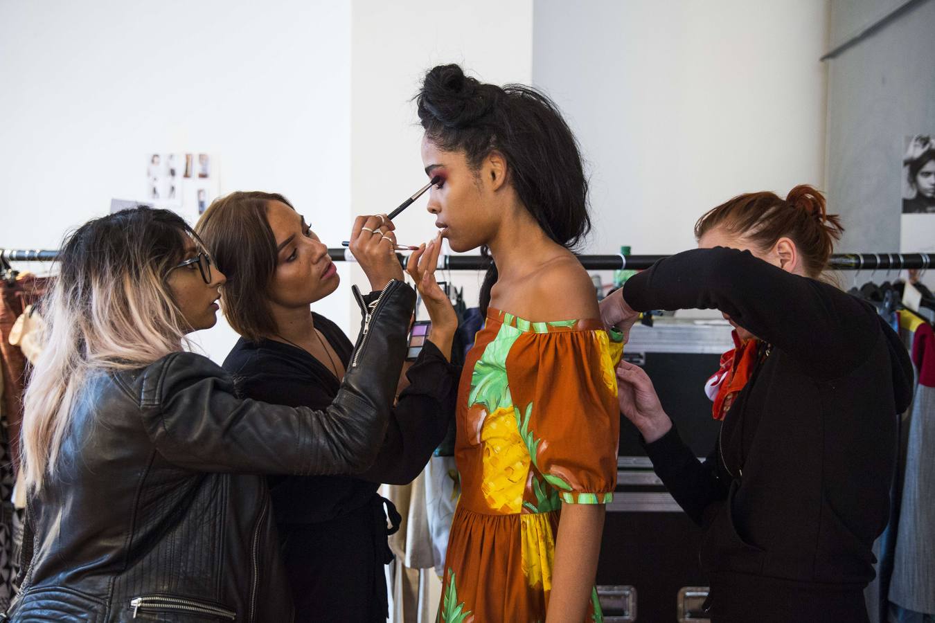 El backstage de las grandes pasarelas