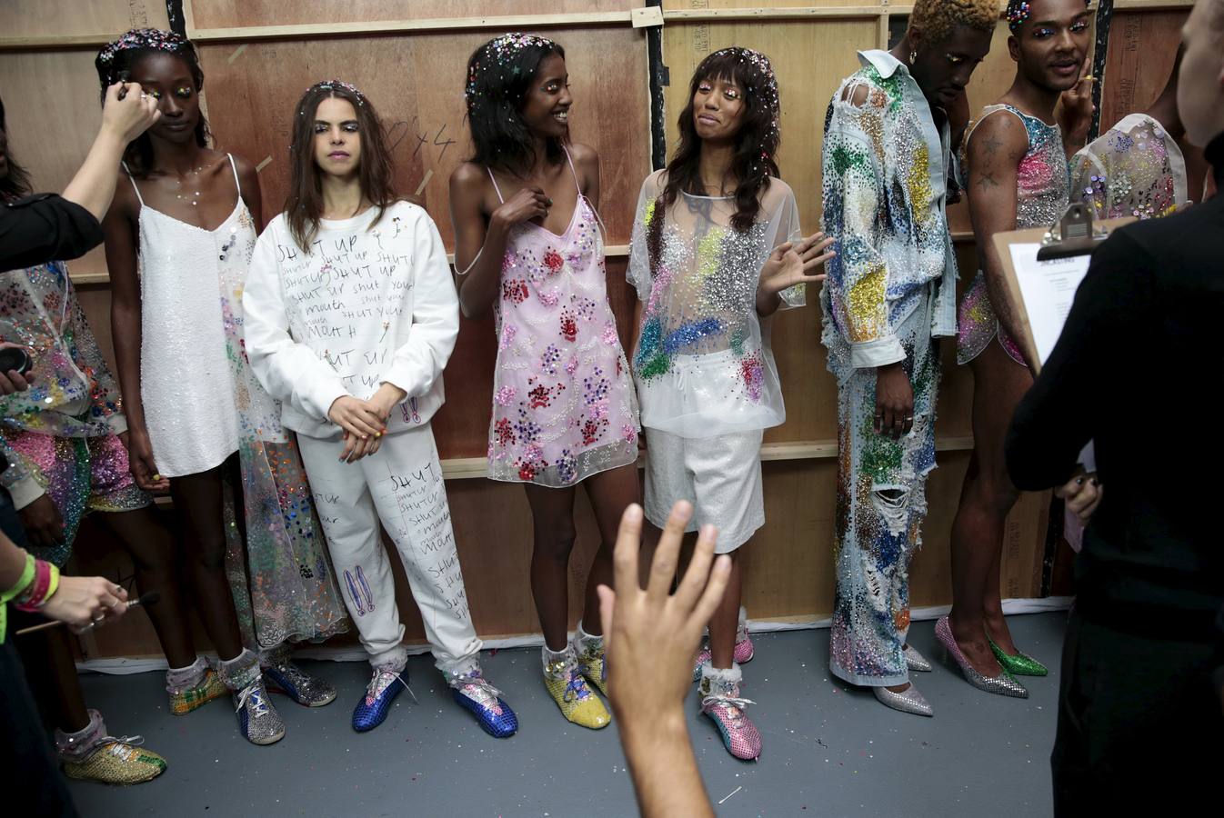 El backstage de las grandes pasarelas