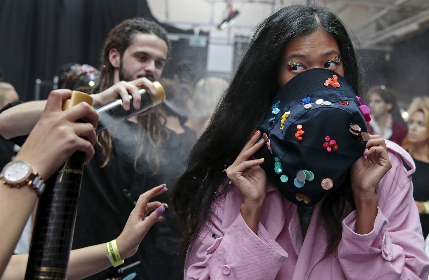 El backstage de las grandes pasarelas