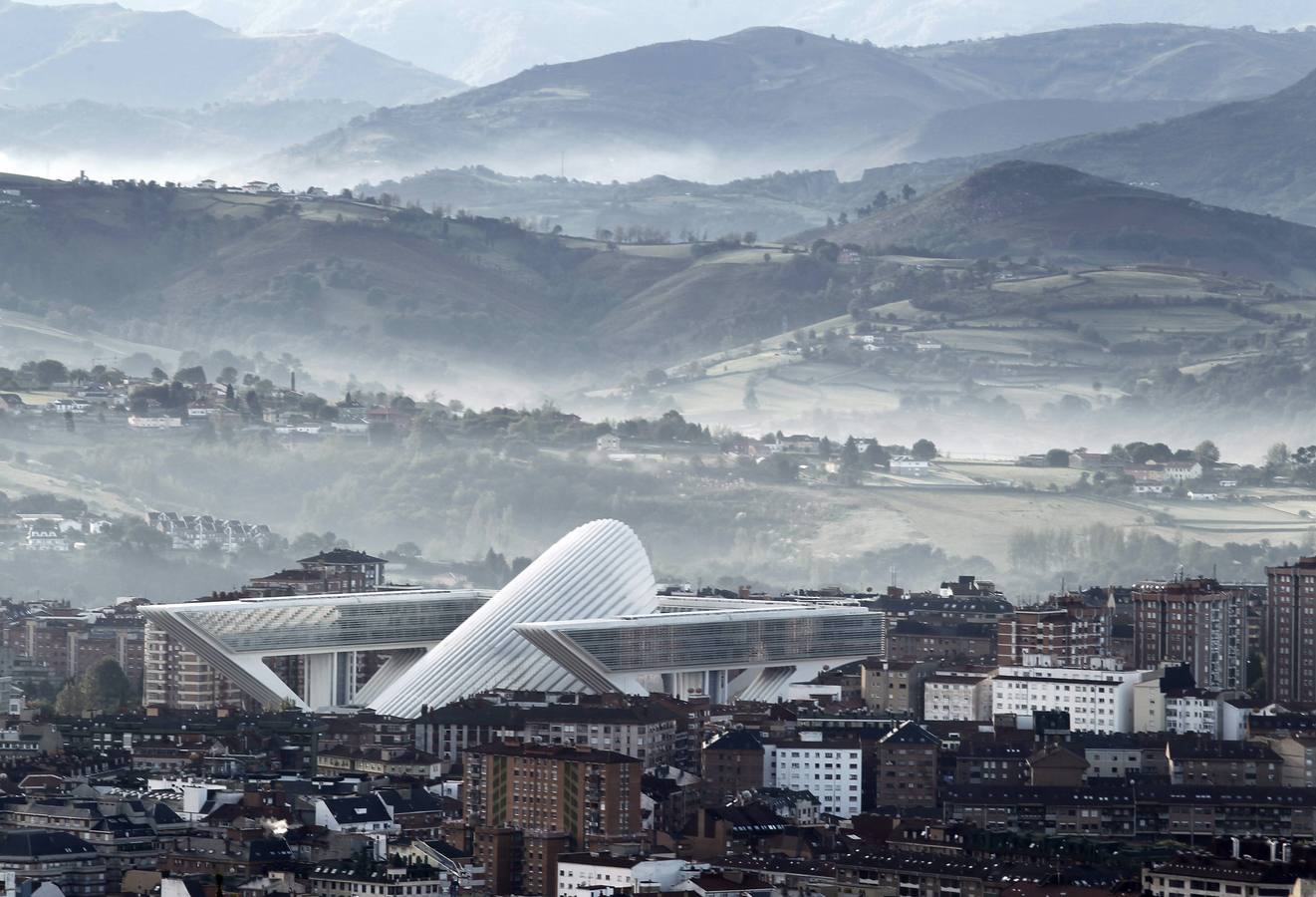 Palacio de Congresos de Oviedo. Selección de imágenes de los fotógrafos de EL COMERCIO.