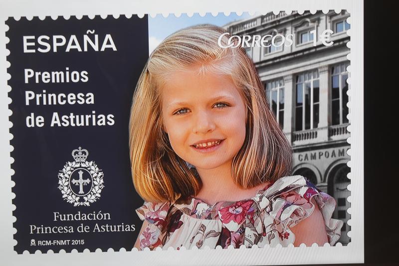 Correos presenta el sello dedicado a la Princesa Leonor