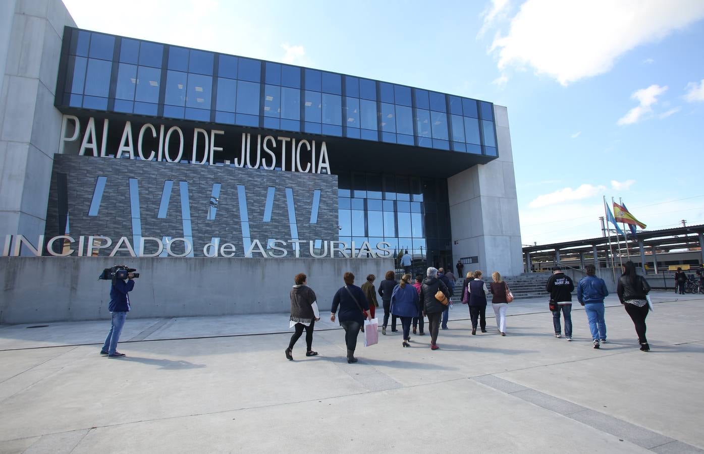 Aviso de bomba en el Palacio de Justicia gijonés