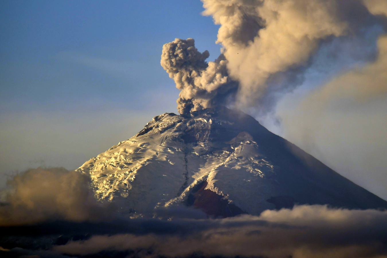 El volcán Cotopaxi