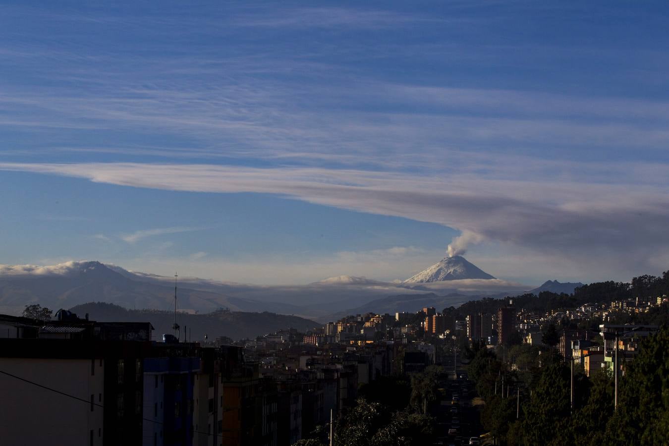 El volcán Cotopaxi