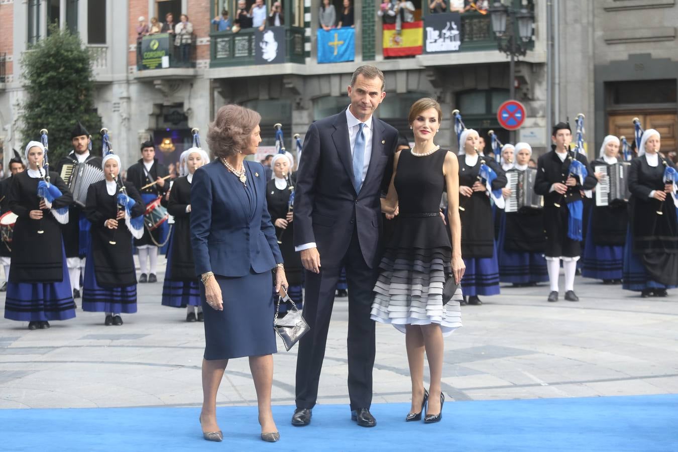 Premios Princesa de Asturias. Alfombra azul