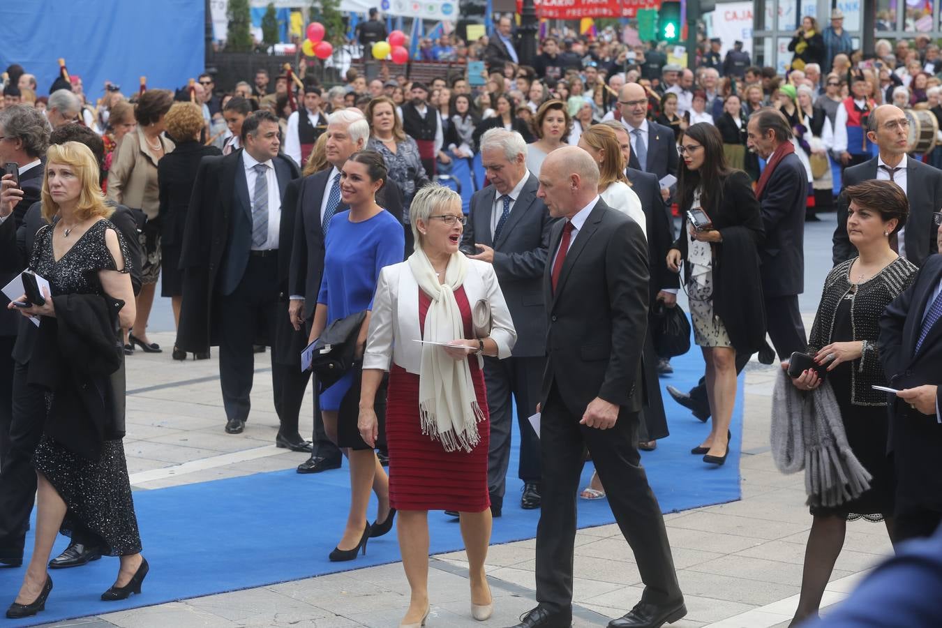 Premios Princesa de Asturias. Alfombra azul