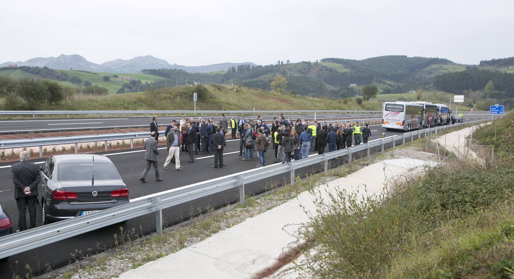 Inauguración de la autovía Solares-Torrelavega