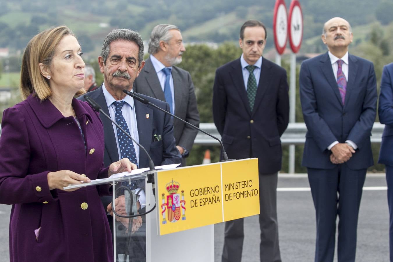 Inauguración de la autovía Solares-Torrelavega