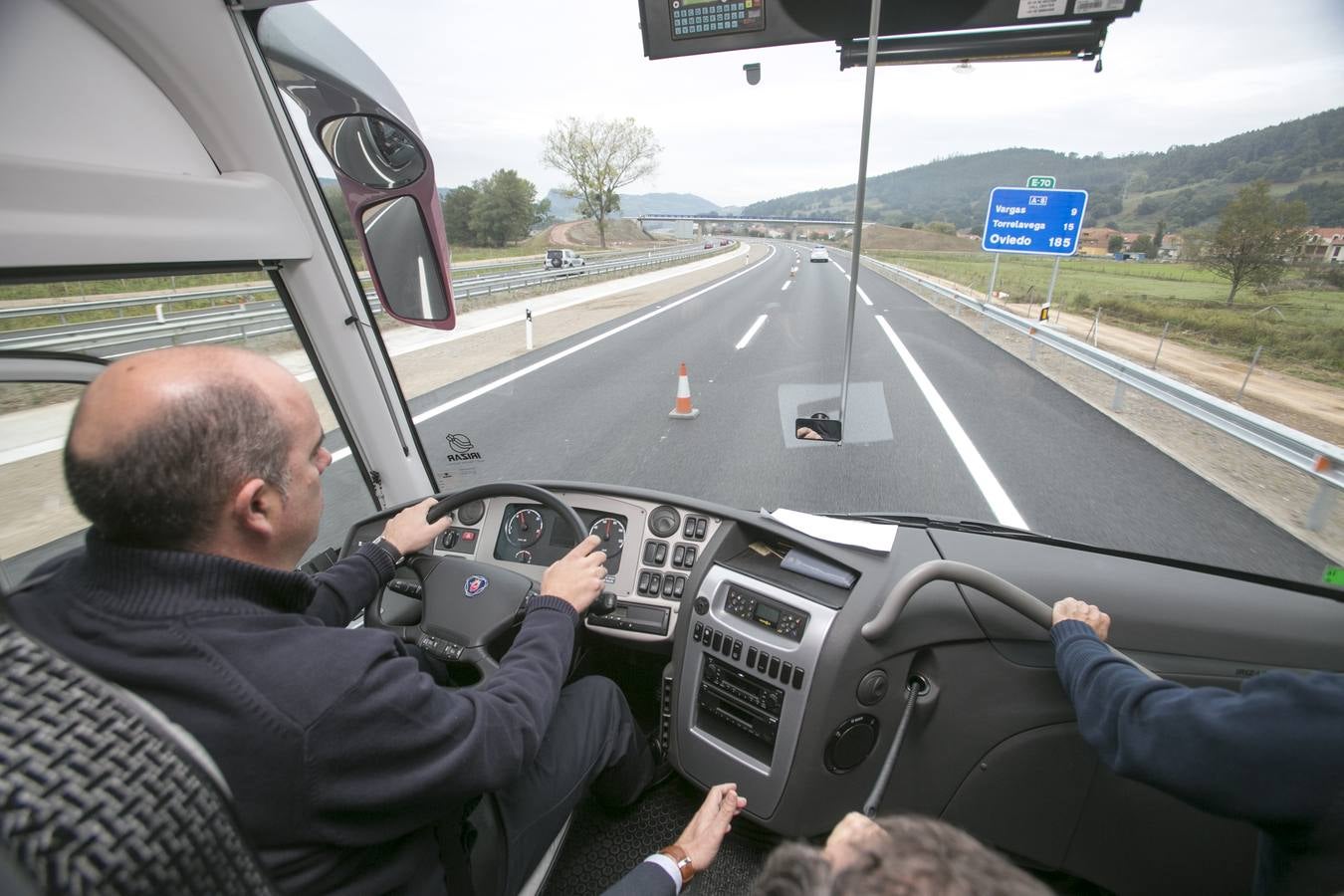 Inauguración de la autovía Solares-Torrelavega