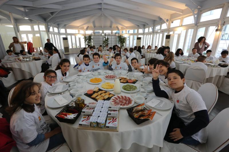 Desayuno olímpico en Avilés