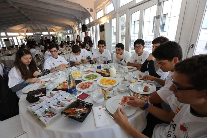 Desayuno olímpico en Avilés