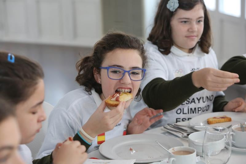 Desayuno olímpico en Avilés