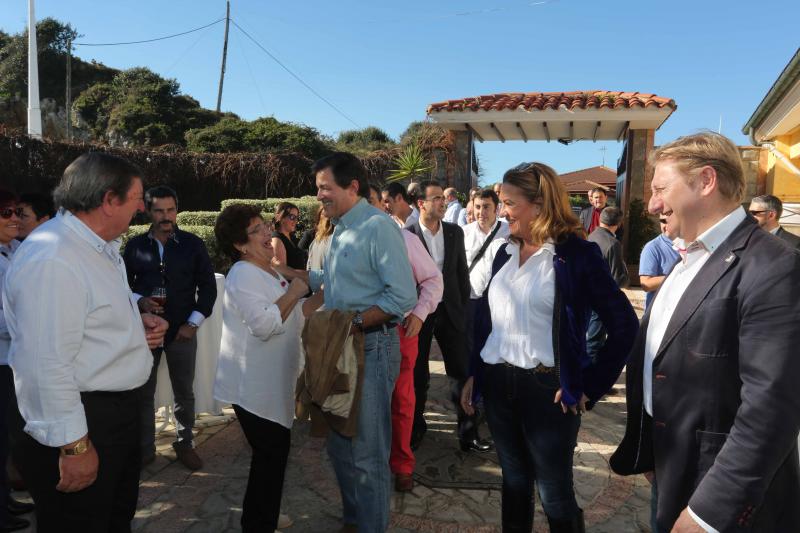 El PSOE homenajea a su exsecretario general, Alfredo Pérez Rubalcaba, en Llanes