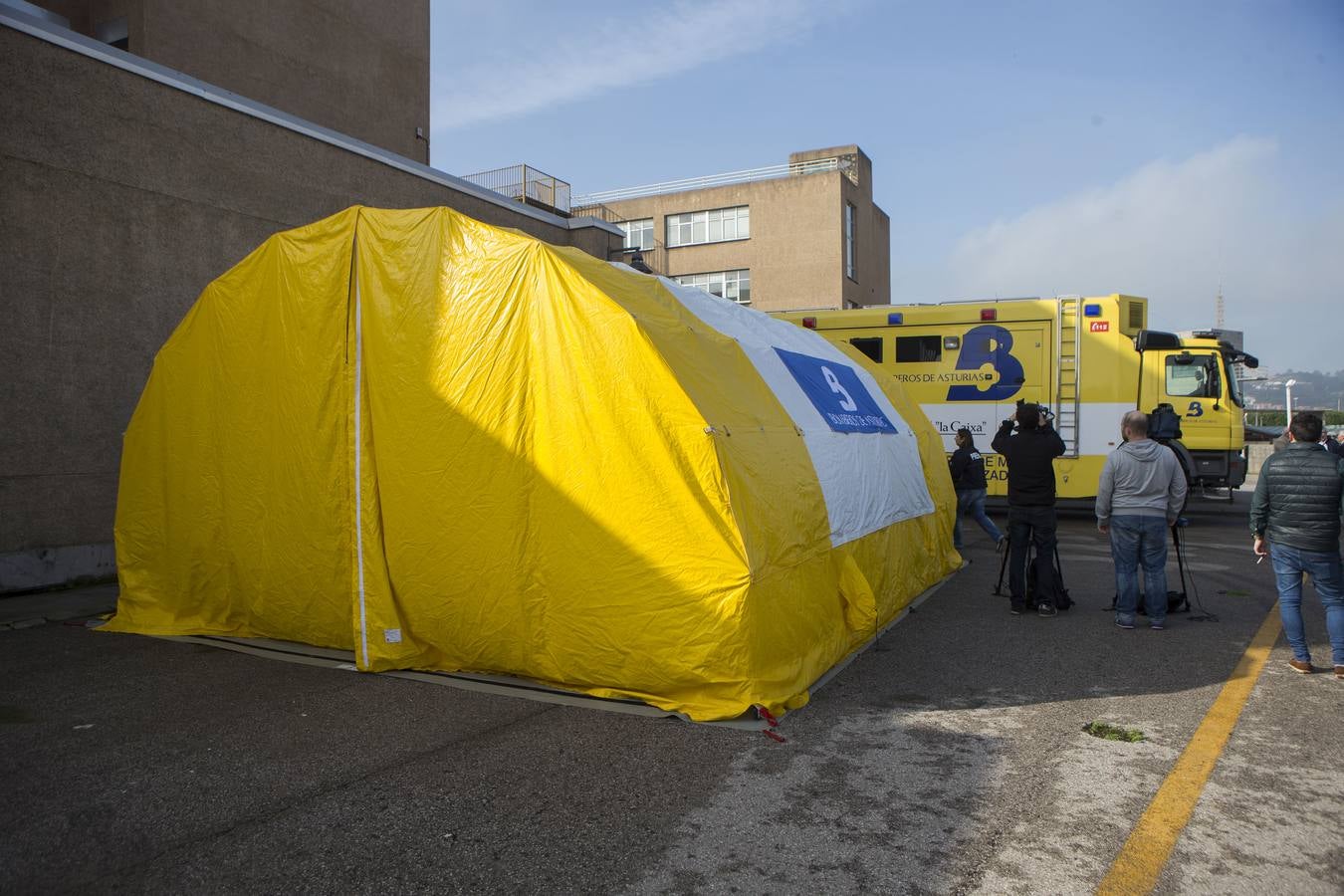 Simulacro de emergencias en el puerto de El Musel