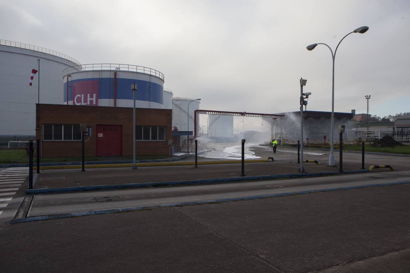 Simulacro de emergencias en el puerto de El Musel