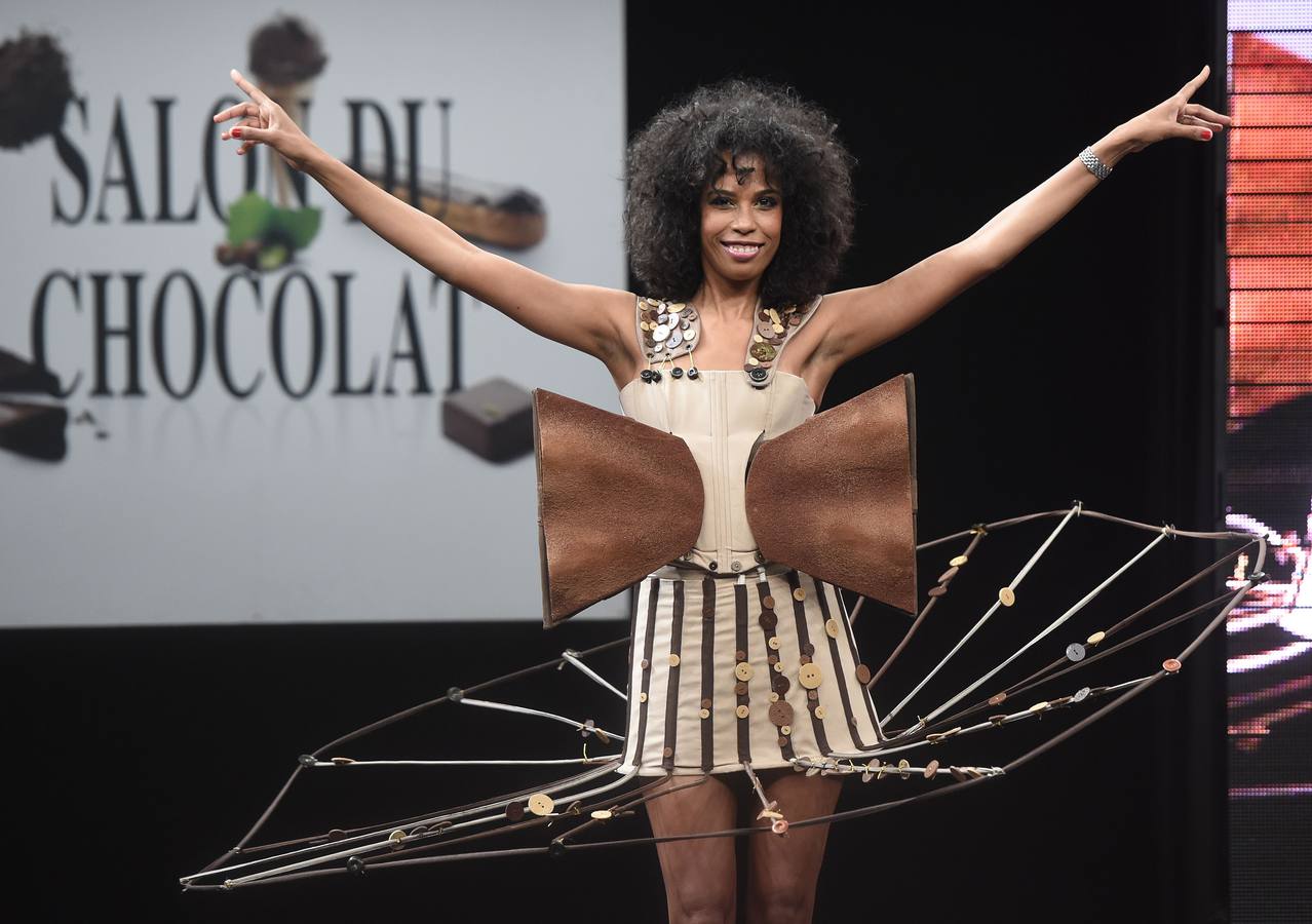 Desfile de moda de chocolate