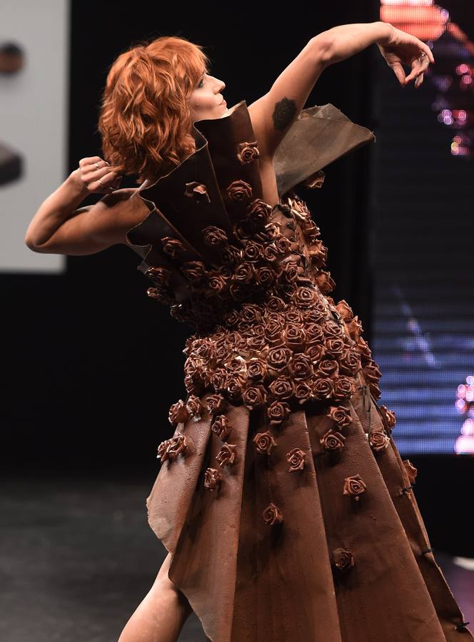 Desfile de moda de chocolate