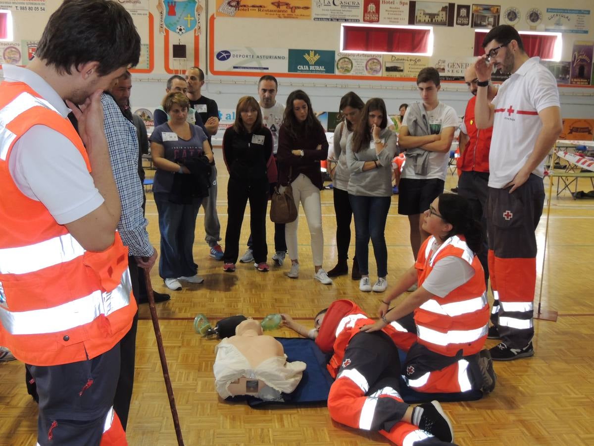 Simulacro de emergencias ante catástrofes en Tineo