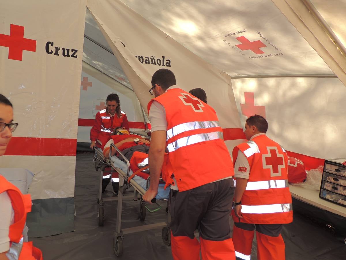 Simulacro de emergencias ante catástrofes en Tineo