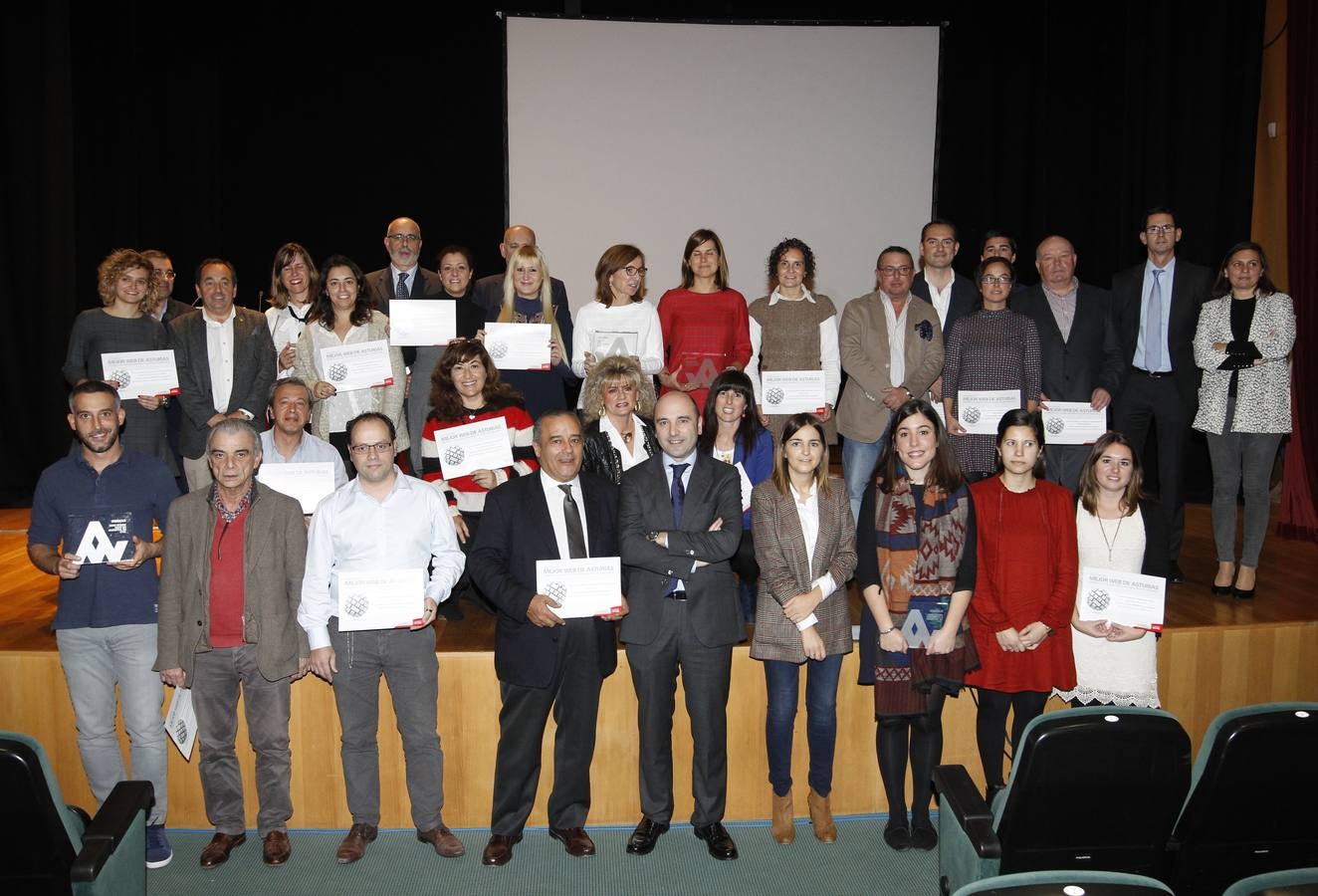 Entrega de la decimoséptima edición de los Premios Mejor Web de Asturias organizados por el diario EL COMERCIO