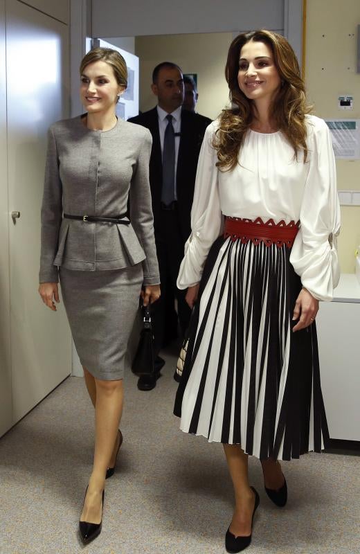 Letizia y Rania: duelo de estilos