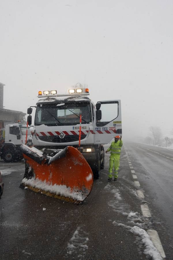 Puerto de Pajares, el sábado.