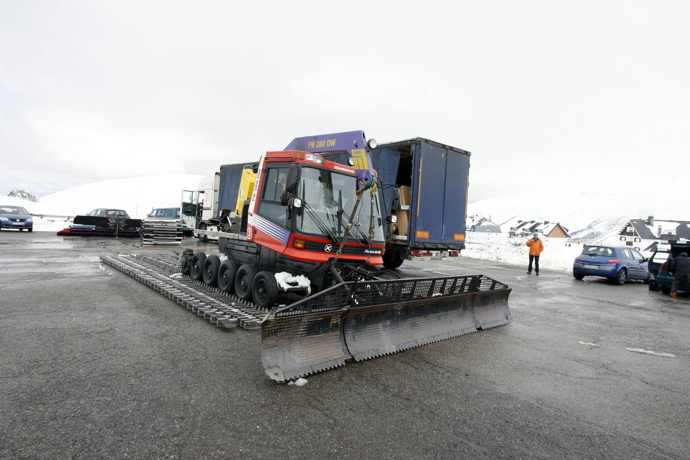 La nieve cubre Asturias