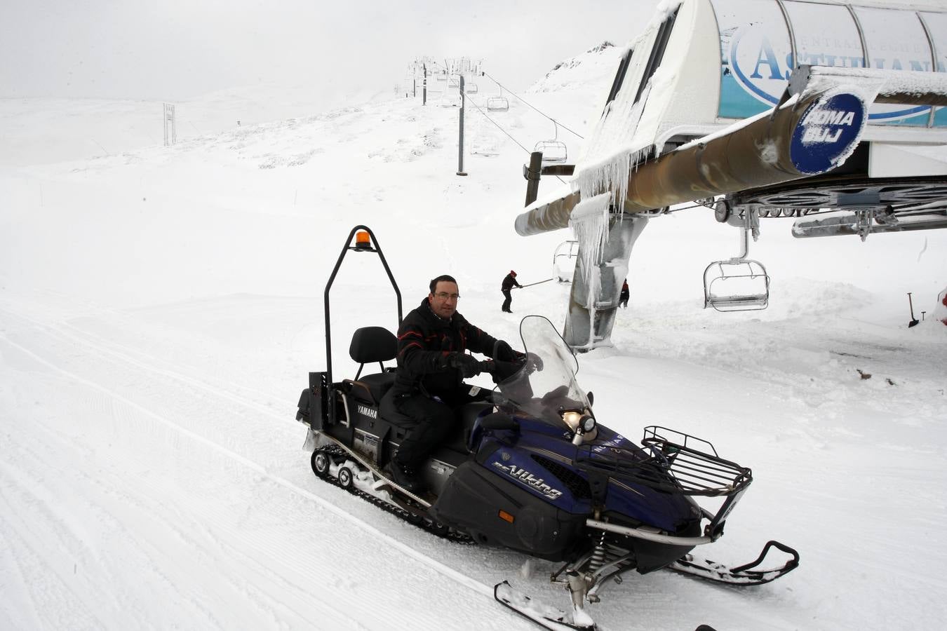 La nieve cubre Asturias