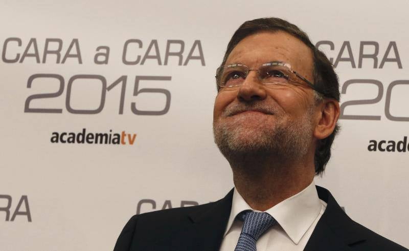 Las mejores imágenes del &#039;Cara a Cara&#039; entre Mariano Rajoy y Pedro Sánchez