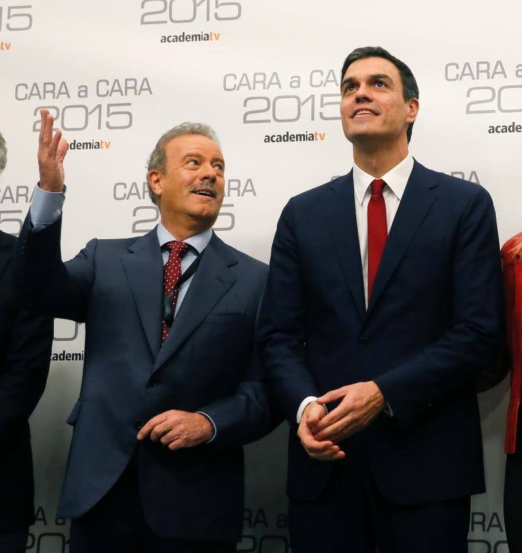 Las mejores imágenes del &#039;Cara a Cara&#039; entre Mariano Rajoy y Pedro Sánchez