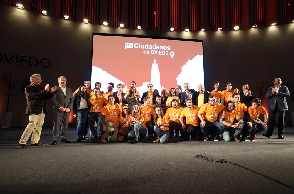 Mitin de Ciudadanos en Oviedo