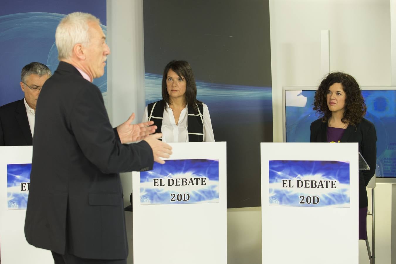 El debate de los candidatos al Congreso por Asturias, en imágenes