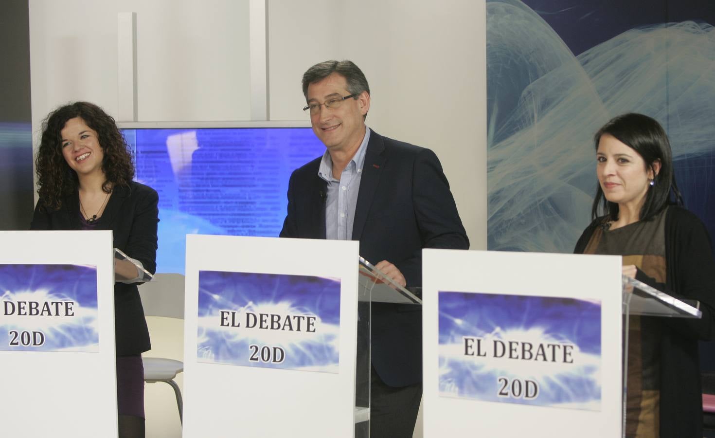 El debate de los candidatos al Congreso por Asturias, en imágenes