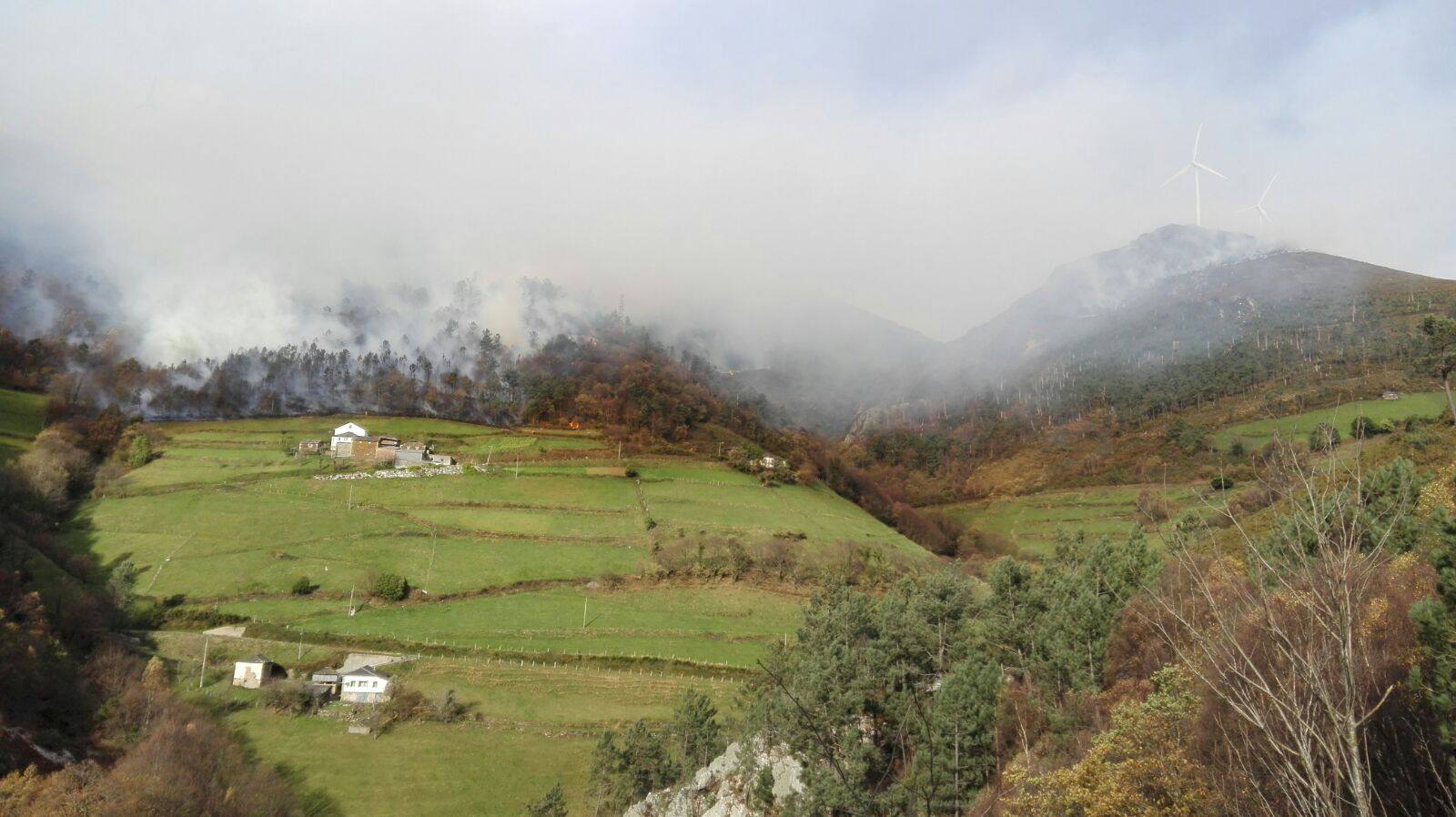 Incendios forestales en Asturias