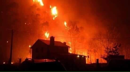 Incendios forestales en Asturias