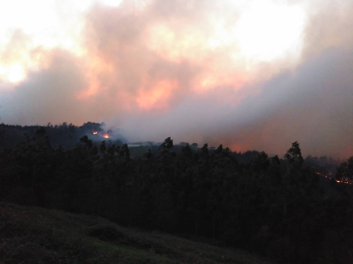 Incendios forestales en Asturias