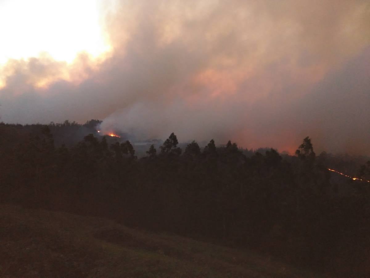 Incendios forestales en Asturias