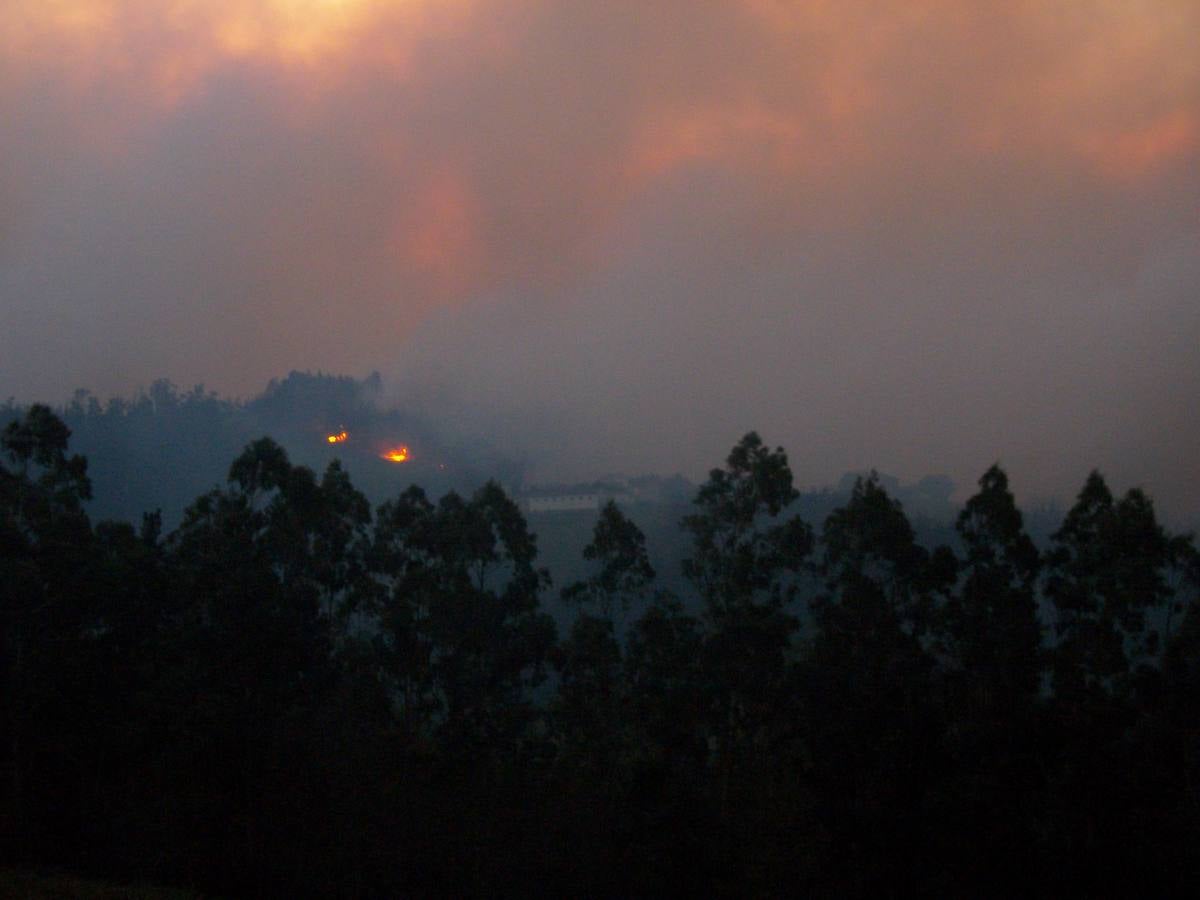 Incendios forestales en Asturias